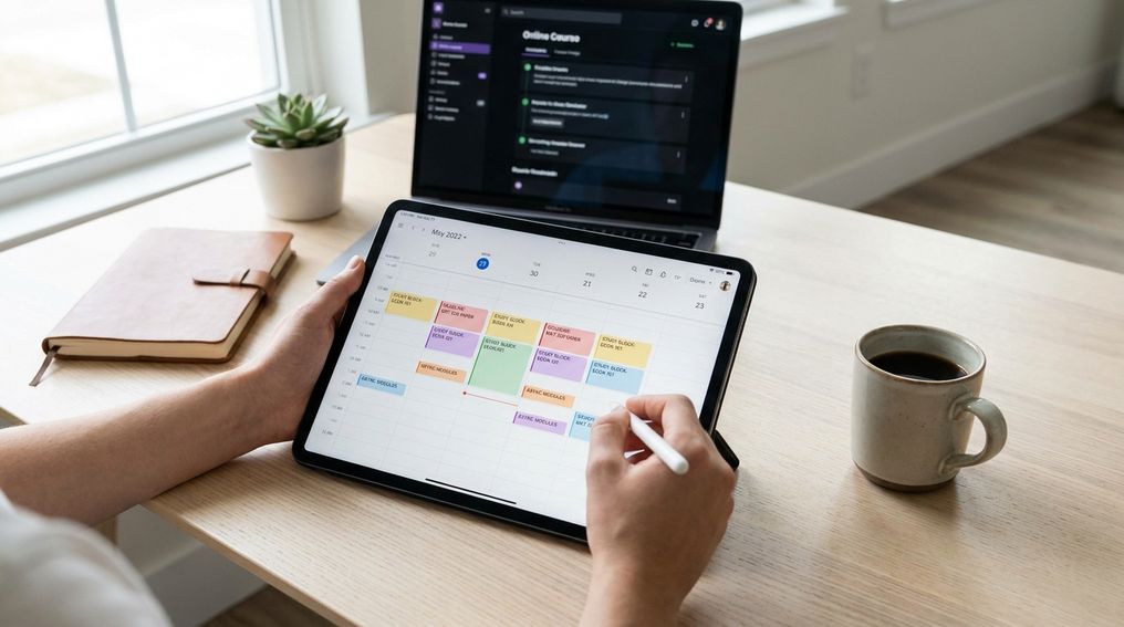 How to Build a Weekly Routine for Asynchronous Courses